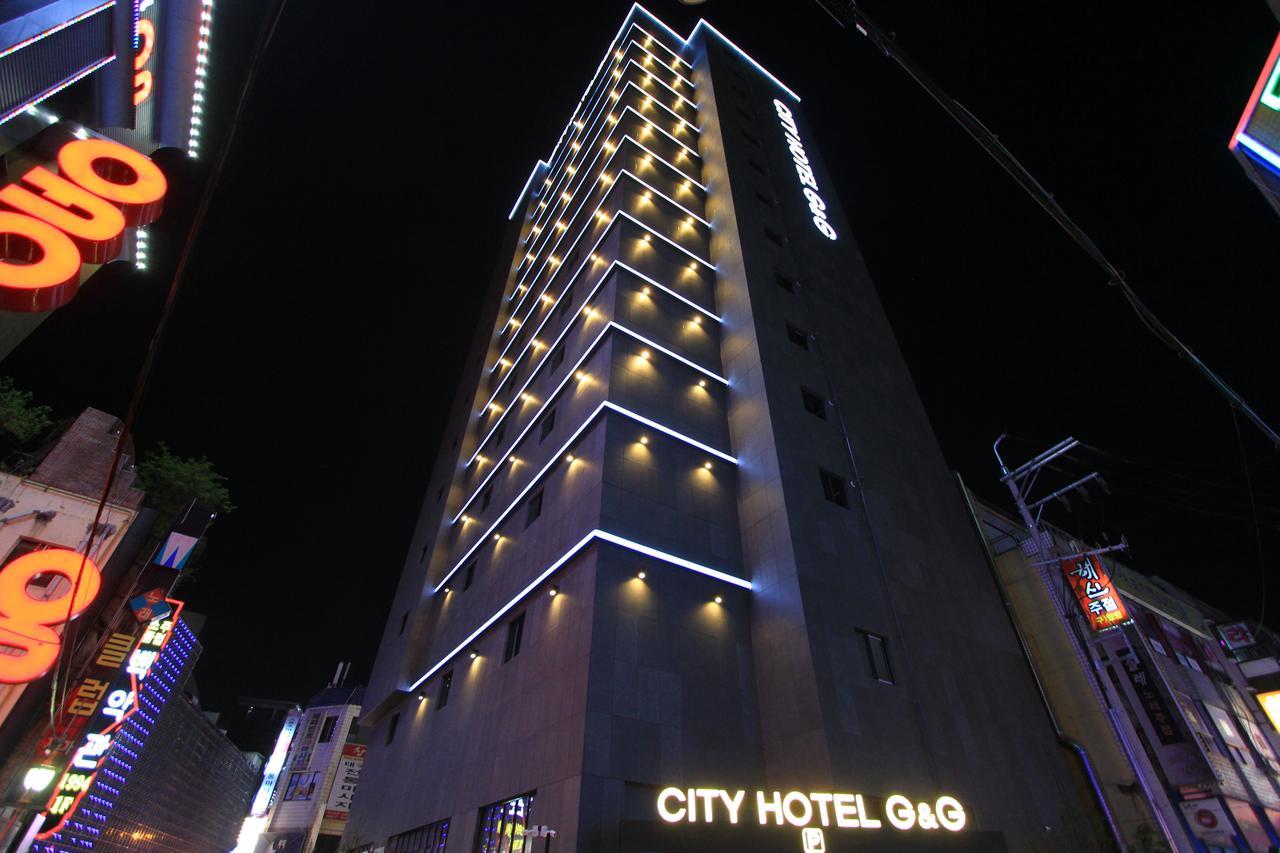 City Hotel G&G Busan Bagian luar foto